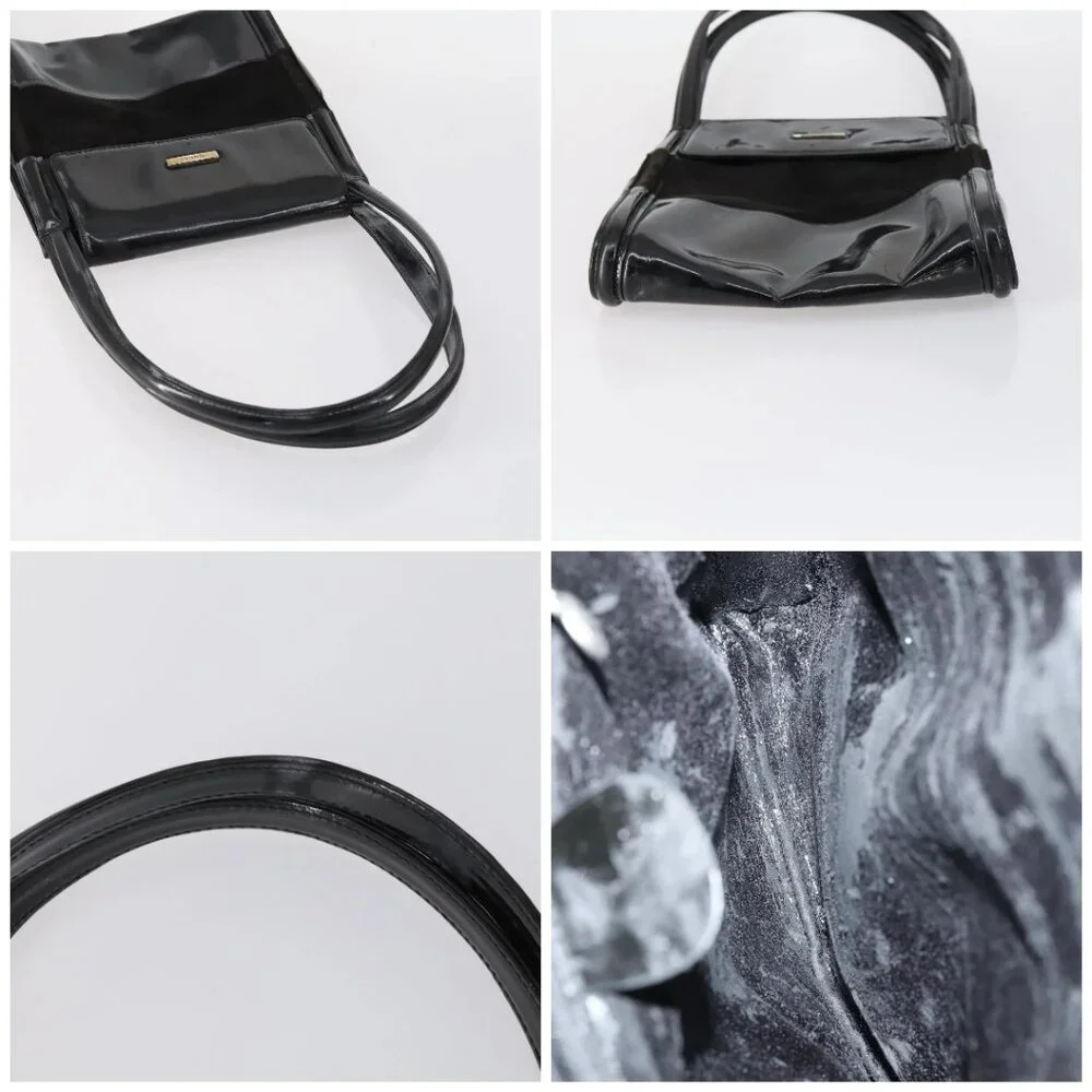 GUCCI Tote Bag Suede Canvas Nylon 4 Set Black Ivory Auth bs30282 - Picture 15 of 15